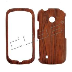 Wood Grain SKIN HARD COVER CASE 4 LG Cosmos Touch  
