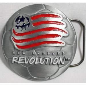  New England Revolution MLS Soccer Team Buckle: Sports 
