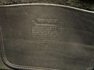   Black COACH Leatherware Small Briefcase Bag Purse Handbag MINT  