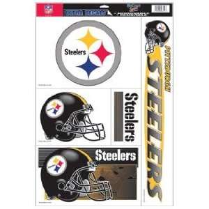   Steelers Decal Sheet Car Window Stickers Cling: Sports & Outdoors
