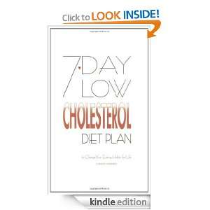 Day Low Cholesterol Diet Plan Carolyn Humphries  Kindle 