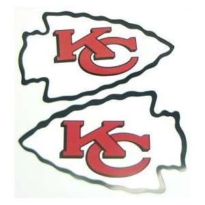 Kansas City Chiefs NFL 12 Car Magnet (Set Of 2):  Sports 
