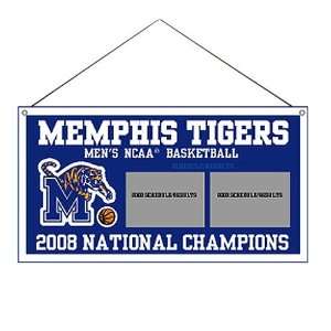 Tigers 2008 NCAA Mens Basketball National Champions 18x36 Schedule 