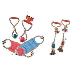  Petrageous Designs KaleidoRope w/Tug Dog Toy, Pink & Blue 