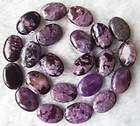 13x18mm Flat Oval Natural Purple Jade Beads 15inch  