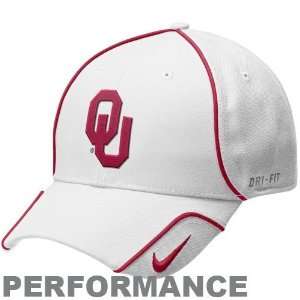  Nike Oklahoma Sooners White Coaches Performance Adjustable 