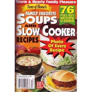  Taste of Home Family Favorite Soups and Slow Cooker Recipes 