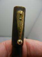 ANTIQUE GOLD L.E. WATERMANS IDEAL MECHANICAL SAFETY FOUNTAIN PEN 