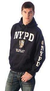 OFFICIALLY LICENSED NAVY NYPD HOODIE  