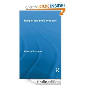 Religion and Social Problems (Routledge Advances in Sociology) Titus 