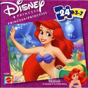  Princess The Little Mermaid 24 Piece Puzzle   Ariel Toys & Games
