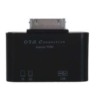  USB SD TF Card Reader OTG Connection Kit Adapter For Samsung Galaxy 