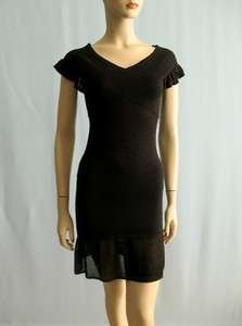 Zac Posen for Target Black Pointelle Knit Dress XS  