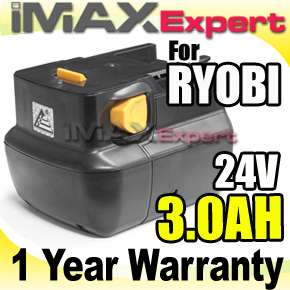 24V 3.0AH Ni MH Battery for RYOBI 24 Volt CRH 240RE Power Tool Hammer 