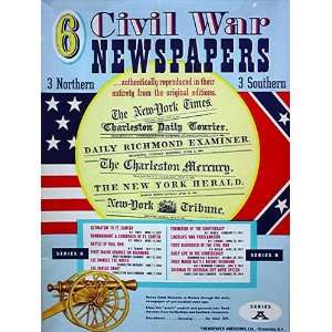  6 Civil War Newspapers (Series A) Ltd. Newspaper 