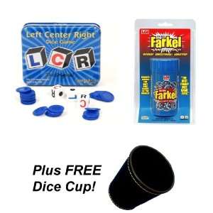  Ultimate Party Dice Game Combo Pack includes LCR and Farkel 