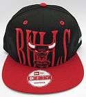   BULLS Snapback Cap Hat NBA Air Jordan DRose New 2tone Red Black  