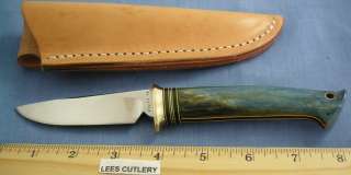 WILSON CAMEL BONE CUSTOM HANDMADE FIXED BLADE KNIFE  