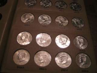   Collection Kennedy Halves 1964 2011 PD complete all BU coins  