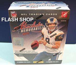 2011 Panini Absolute Memorabilia NFL Football Sealed Hobby Box  