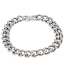 Stainless Steel 11 mm Curb Chain Bracelet  