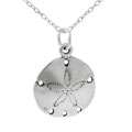Sterling Silver Diamond Accent Peace and Love Necklace  Overstock