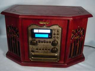 product features turntable phonograph cassette am fm radio cd recorder 