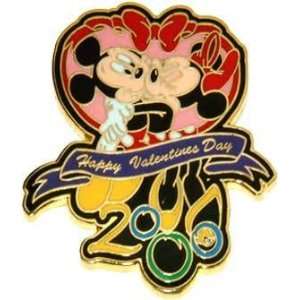  Disney Pin/WDW Valentine Day Mickey & Minnie 2000 Pin 
