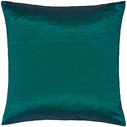 Teal Blue Thai Silk Cushion Cover  