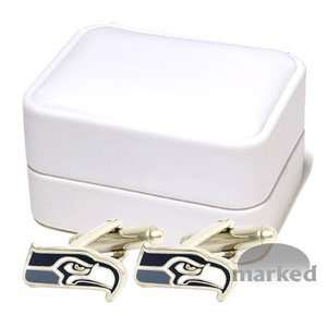  Seattle Seahawks NFL Logod Executive Cufflinks w/Jewelry 