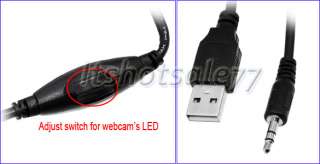 Webcam Camera PC Laptop+Mic USB 2.0 6 LED 30.0M Pixels  