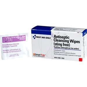  First Aid Only B304 Antiseptic Cleansing Wipes, 18/Box 