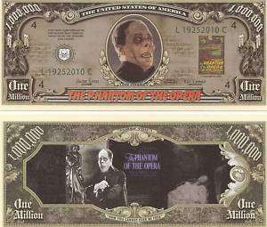 Phantom of the Opera $Million Dollar$ Novelty Bill  