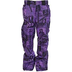 Grenade Fiend Size XL Purple Snowboard Pants  