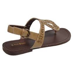 Bamboo by Journee Womens Keyhole Vamp Sandals  