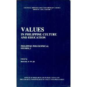  Values in Philippine Culture and Education (9781565180413 