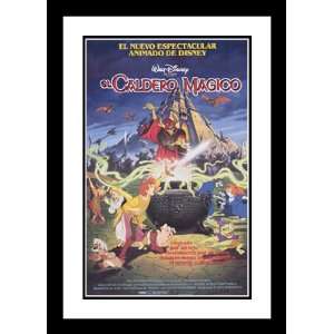  The Black Cauldron 32x45 Framed and Double Matted Movie 