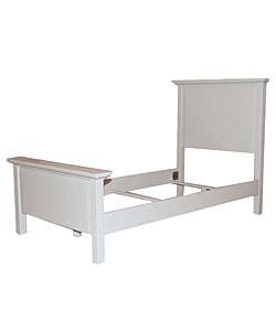 Kylie White Twin Bed  Overstock
