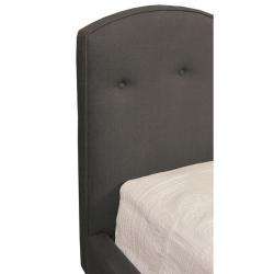 Milan Queen Size Upholstered Platform Bed  Overstock