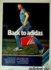 1977 adidas mens tennis running shoes bags fashion ad expedited
