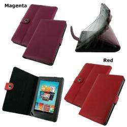rooCASE Eavy View Leather Easel Cover Case for Nook Color   