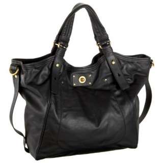  Marc By Jacobs T Francesca Leather Tote Black Handbag 