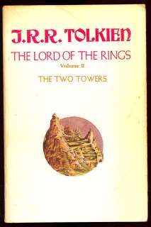 1970 THE TWO TOWERS   JRR Tolkien   FIRST SPECIAL Ed PB  