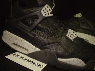 99 Nike Air Jordan IV 4 Retro BLACK COOL GREY OREO 12.5  