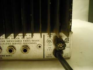 Vintage Shure SR105 Mono Power Amplifier SR 105 Amp  