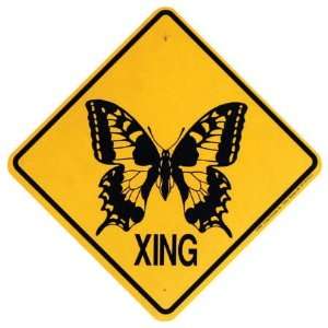  Butterfly Crossing Xing Sign: Patio, Lawn & Garden