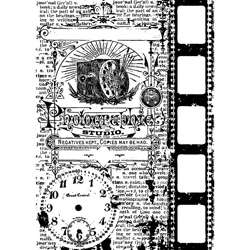 Tim Holtz Photograph Cling Rubber Stamp  Overstock