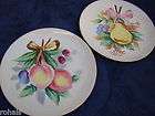 Decorative Kitchen Wall Plates in Fruit Motif, Mid Century