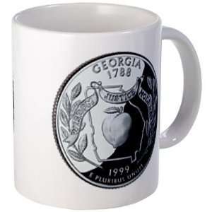Creative Clam Georgia Ga State Quarter Proof Mint Image 11oz Ceramic 