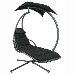 0811 6212 Black Dream Chair Hanging Chaise Lounge  